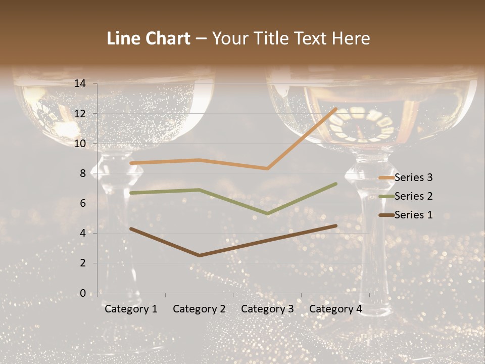 Wine Glass Champaign PowerPoint Template
