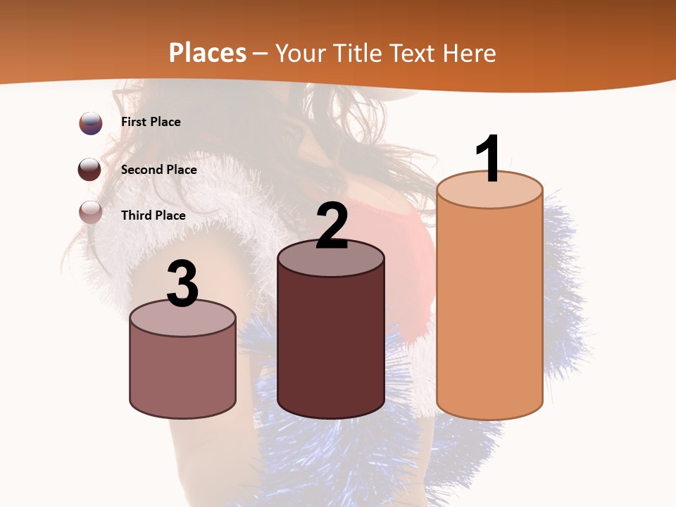 Gesture Woman Cute PowerPoint Template