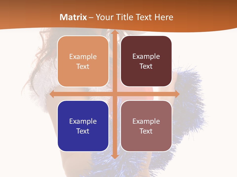 Gesture Woman Cute PowerPoint Template