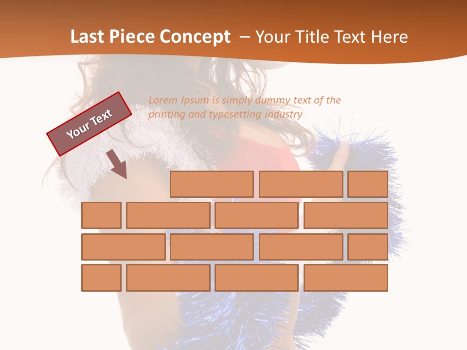 Gesture Woman Cute PowerPoint Template