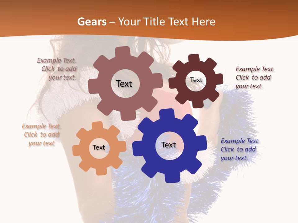 Gesture Woman Cute PowerPoint Template