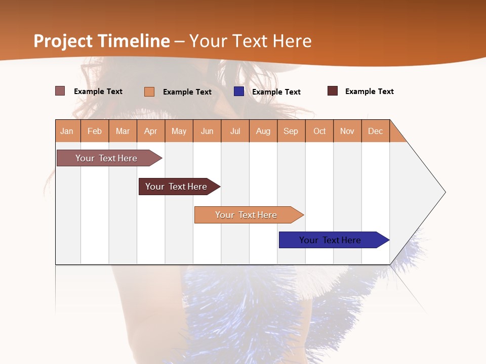 Gesture Woman Cute PowerPoint Template