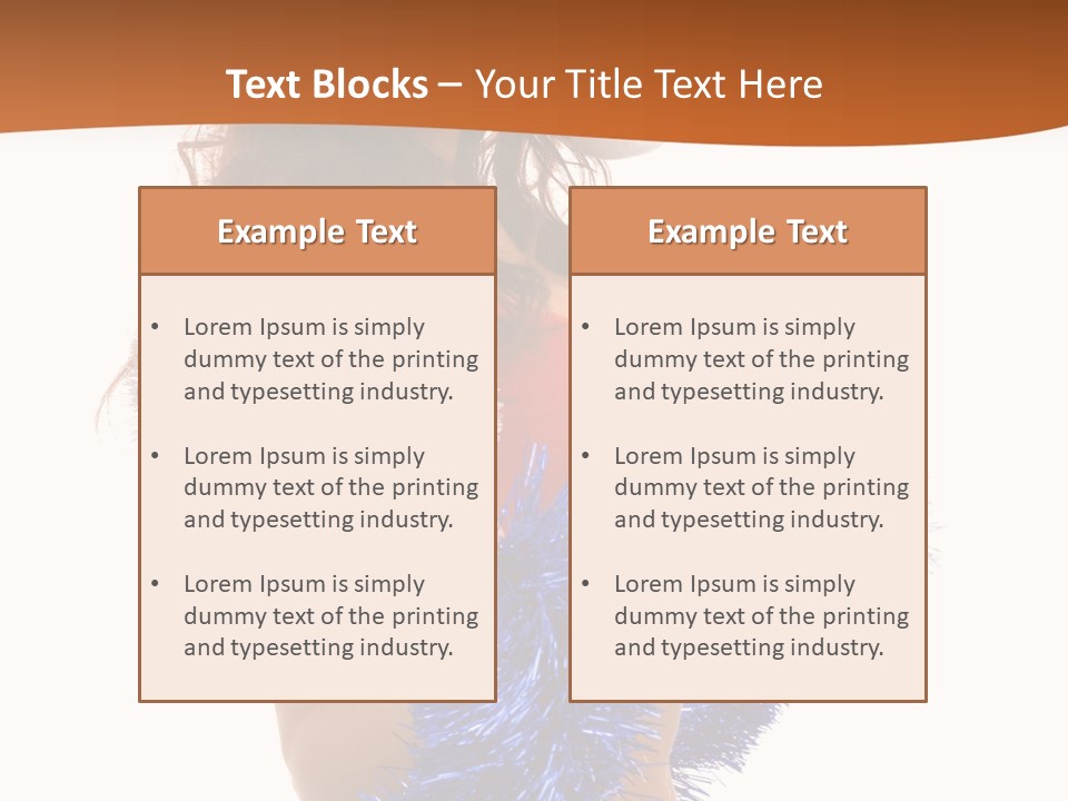 Gesture Woman Cute PowerPoint Template