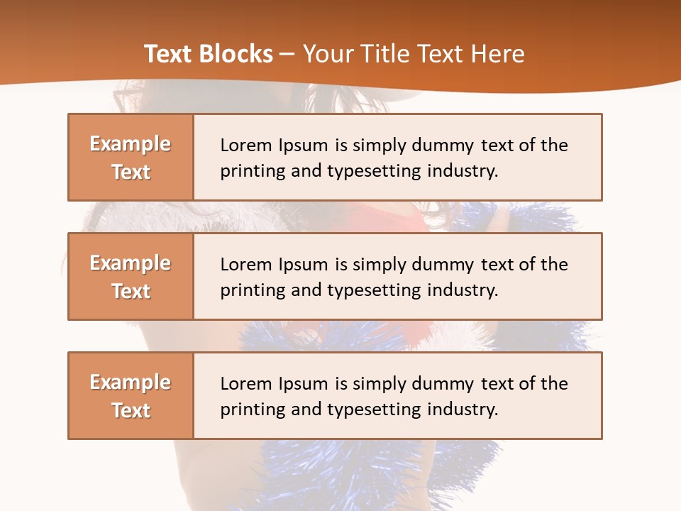 Gesture Woman Cute PowerPoint Template