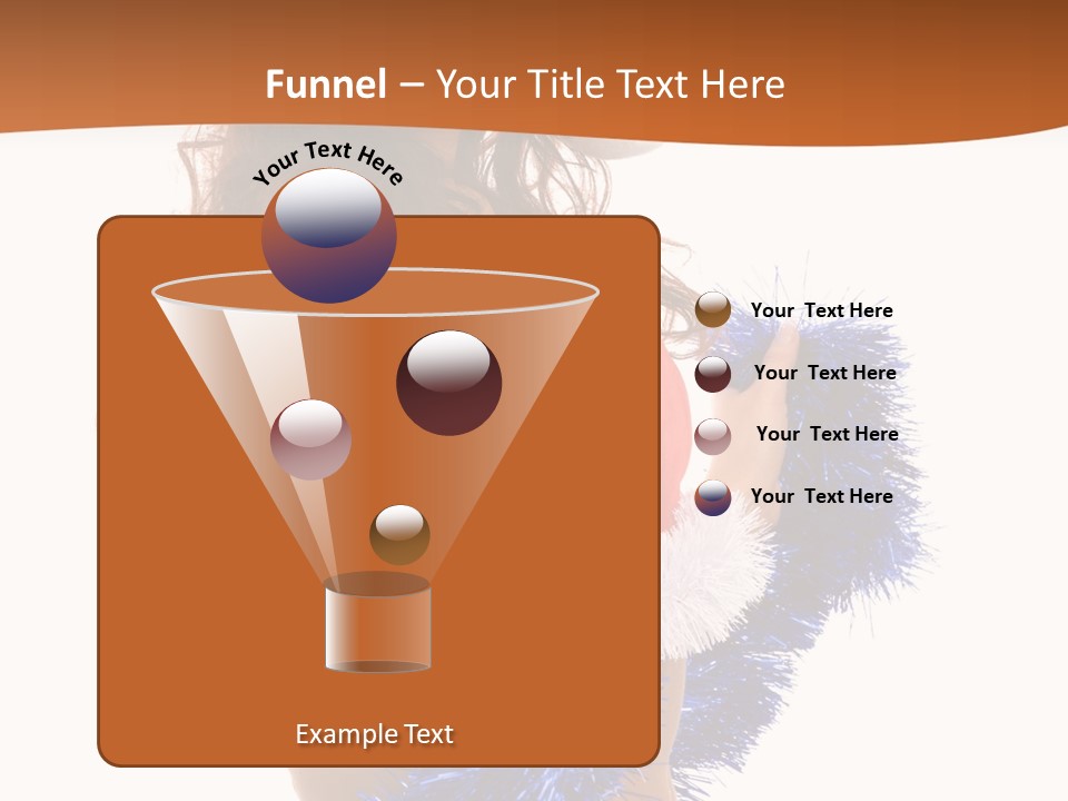 Gesture Woman Cute PowerPoint Template