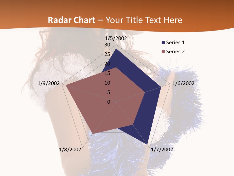 Gesture Woman Cute PowerPoint Template