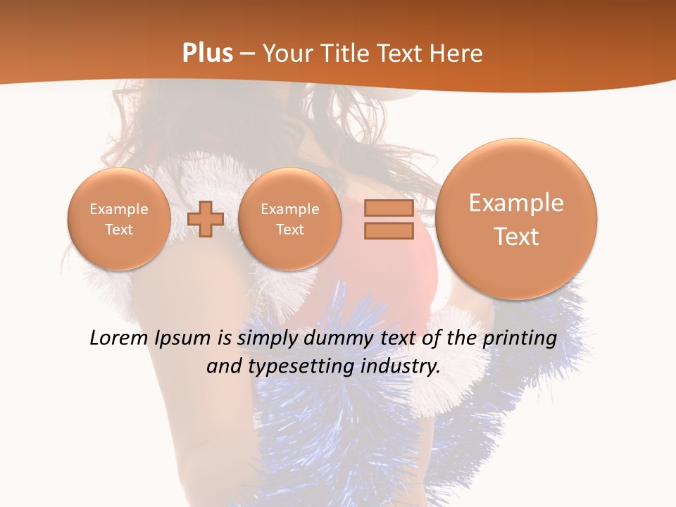 Gesture Woman Cute PowerPoint Template