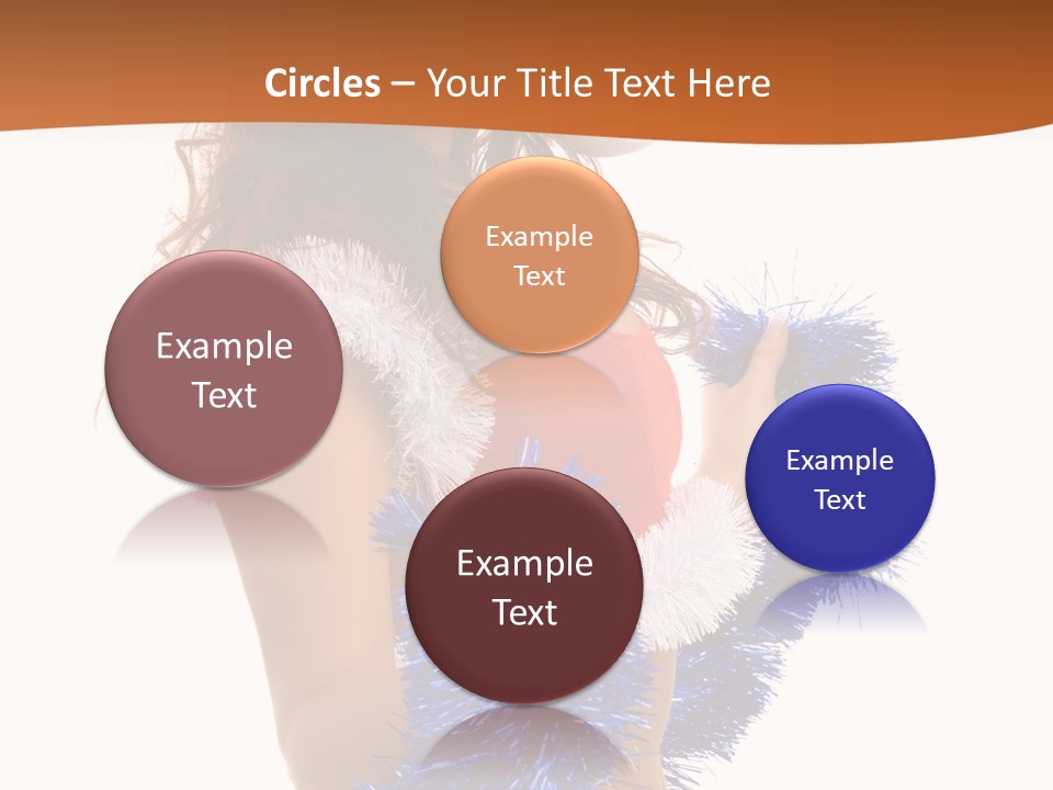 Gesture Woman Cute PowerPoint Template