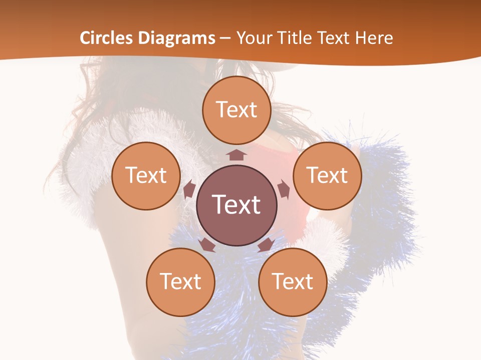 Gesture Woman Cute PowerPoint Template