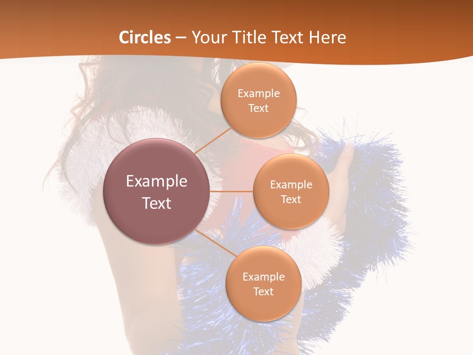 Gesture Woman Cute PowerPoint Template