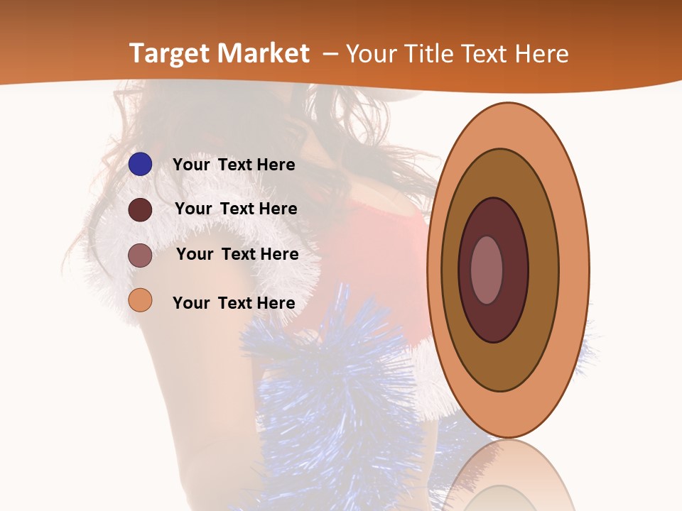 Gesture Woman Cute PowerPoint Template