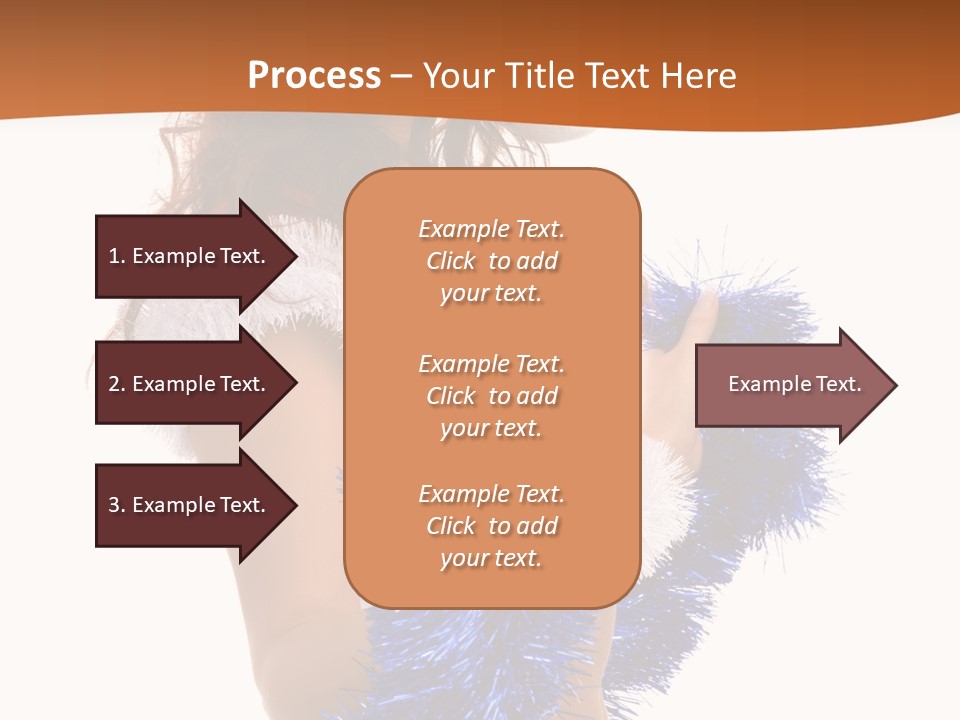Gesture Woman Cute PowerPoint Template