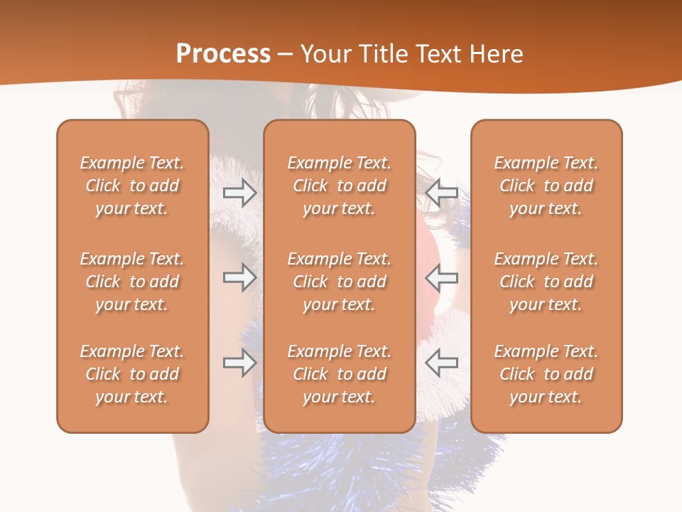 Gesture Woman Cute PowerPoint Template