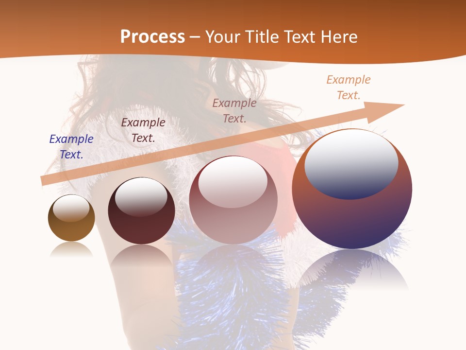 Gesture Woman Cute PowerPoint Template