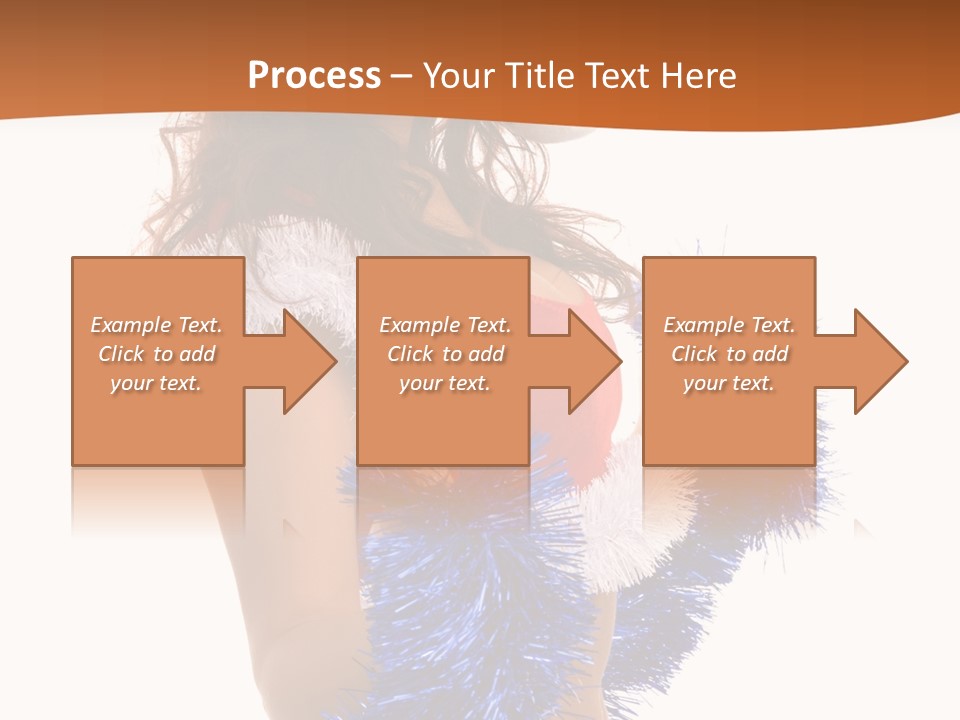 Gesture Woman Cute PowerPoint Template