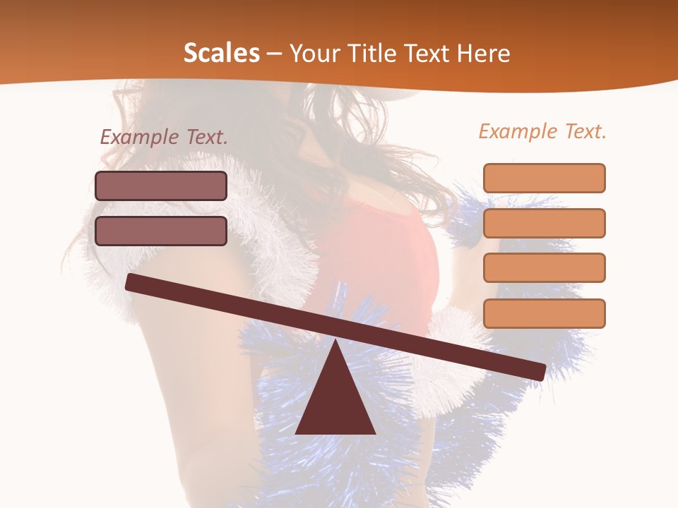 Gesture Woman Cute PowerPoint Template