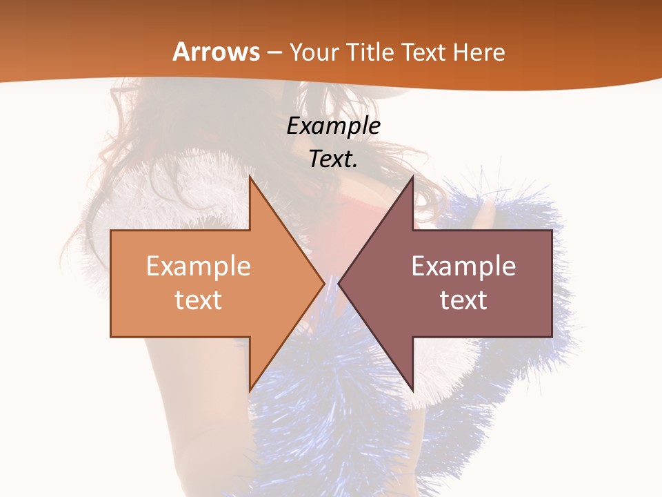 Gesture Woman Cute PowerPoint Template