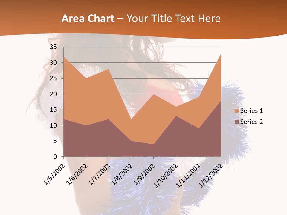 Gesture Woman Cute PowerPoint Template