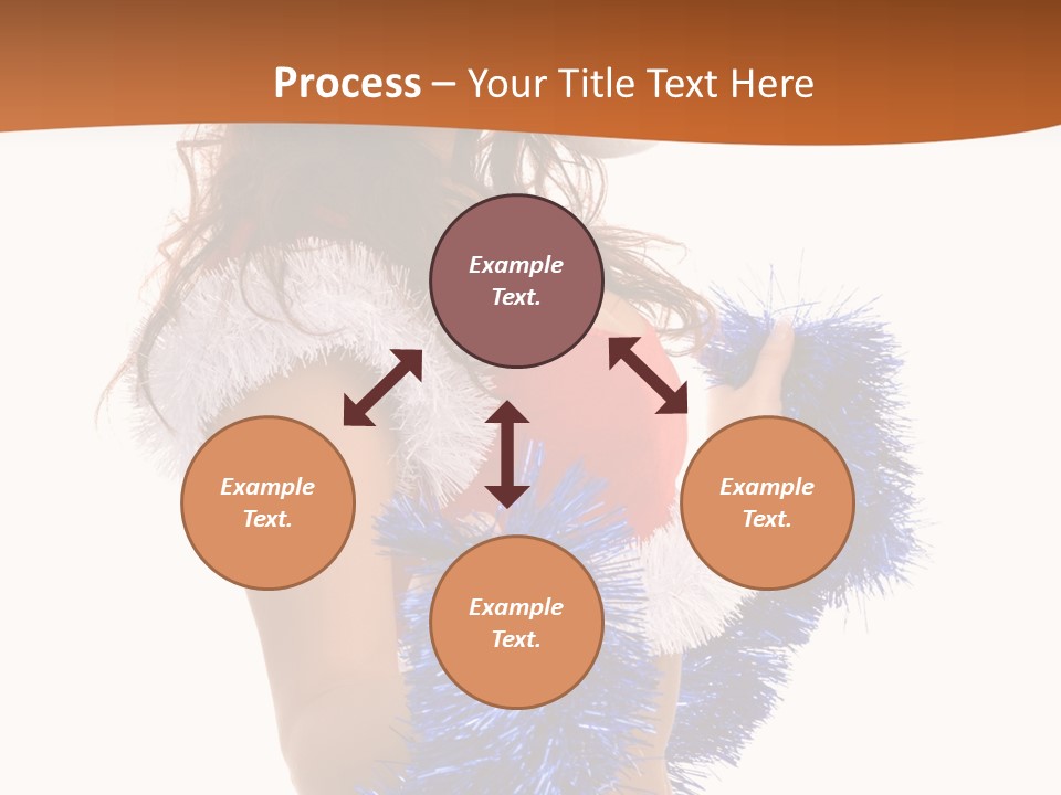 Gesture Woman Cute PowerPoint Template