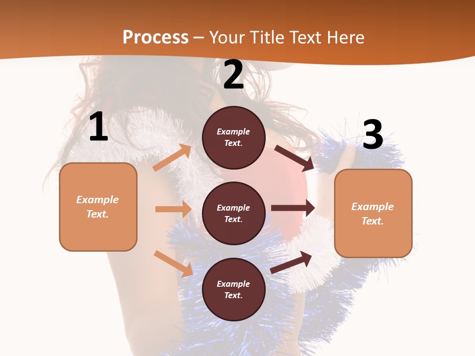 Gesture Woman Cute PowerPoint Template