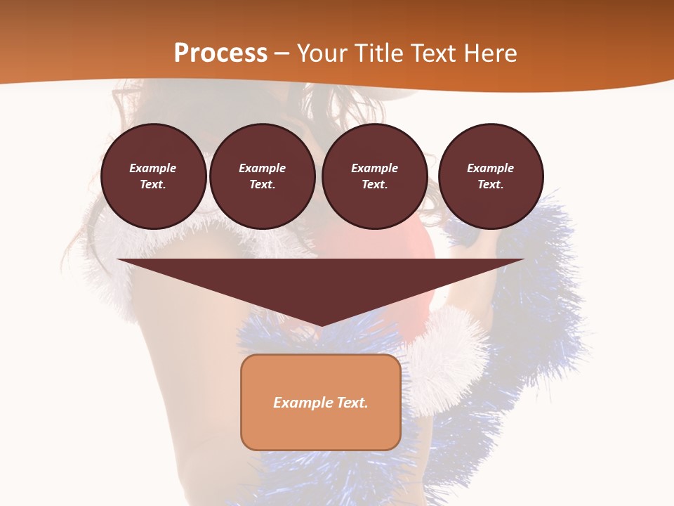 Gesture Woman Cute PowerPoint Template