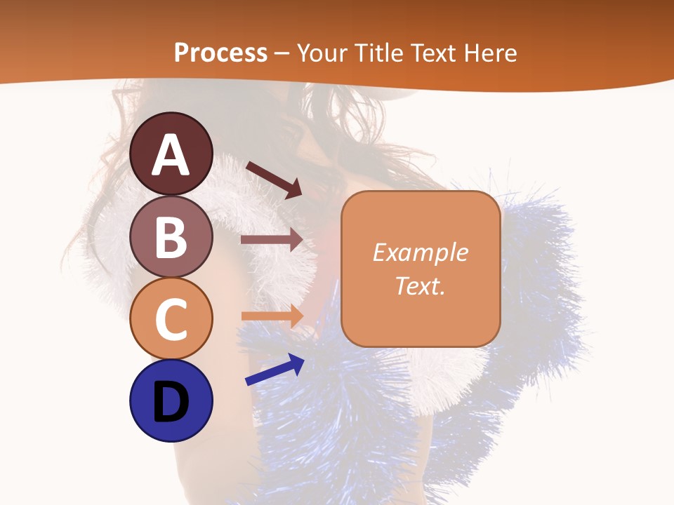 Gesture Woman Cute PowerPoint Template