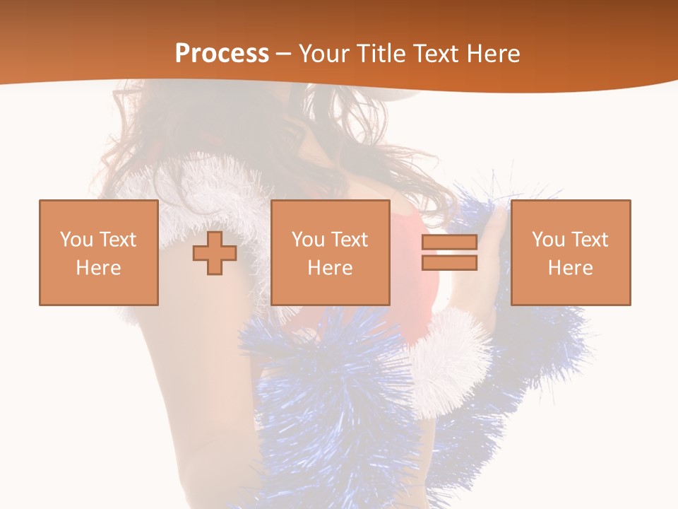 Gesture Woman Cute PowerPoint Template
