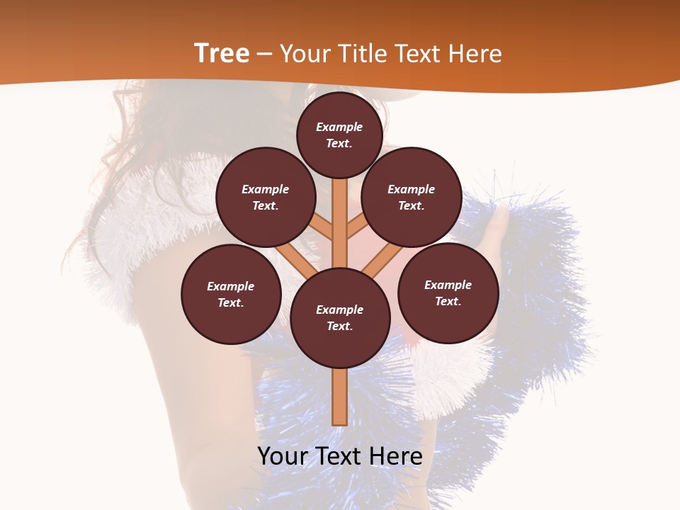 Gesture Woman Cute PowerPoint Template