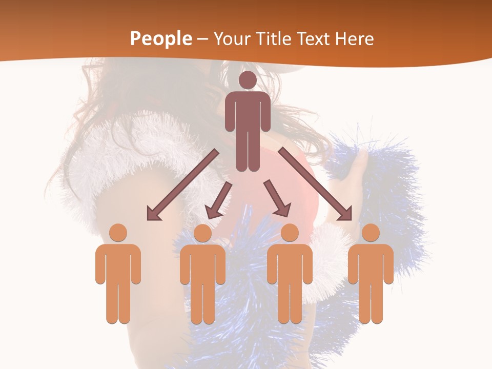 Gesture Woman Cute PowerPoint Template