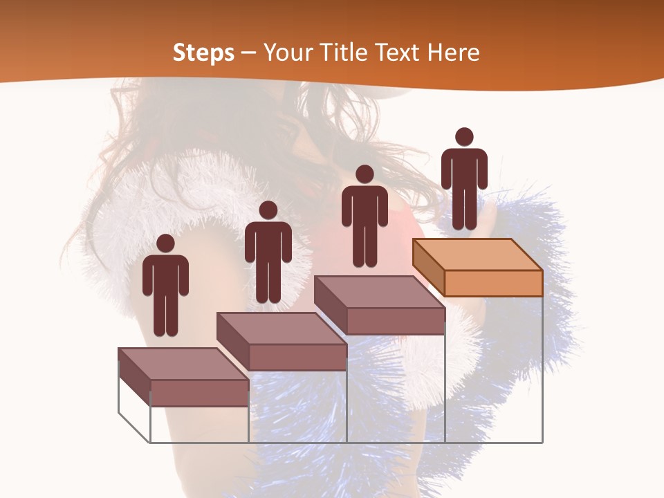 Gesture Woman Cute PowerPoint Template