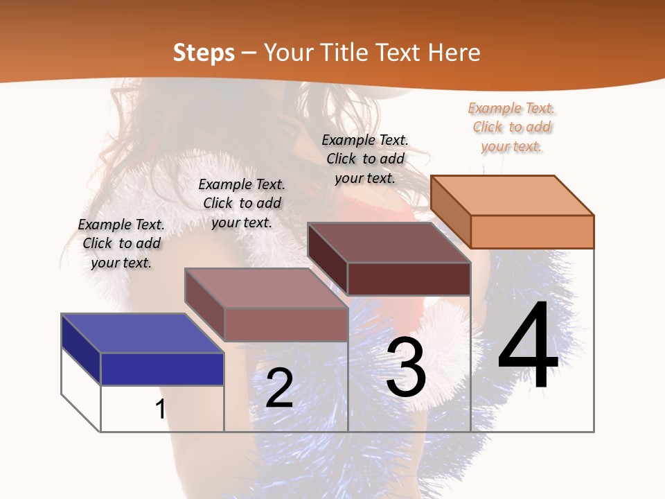 Gesture Woman Cute PowerPoint Template
