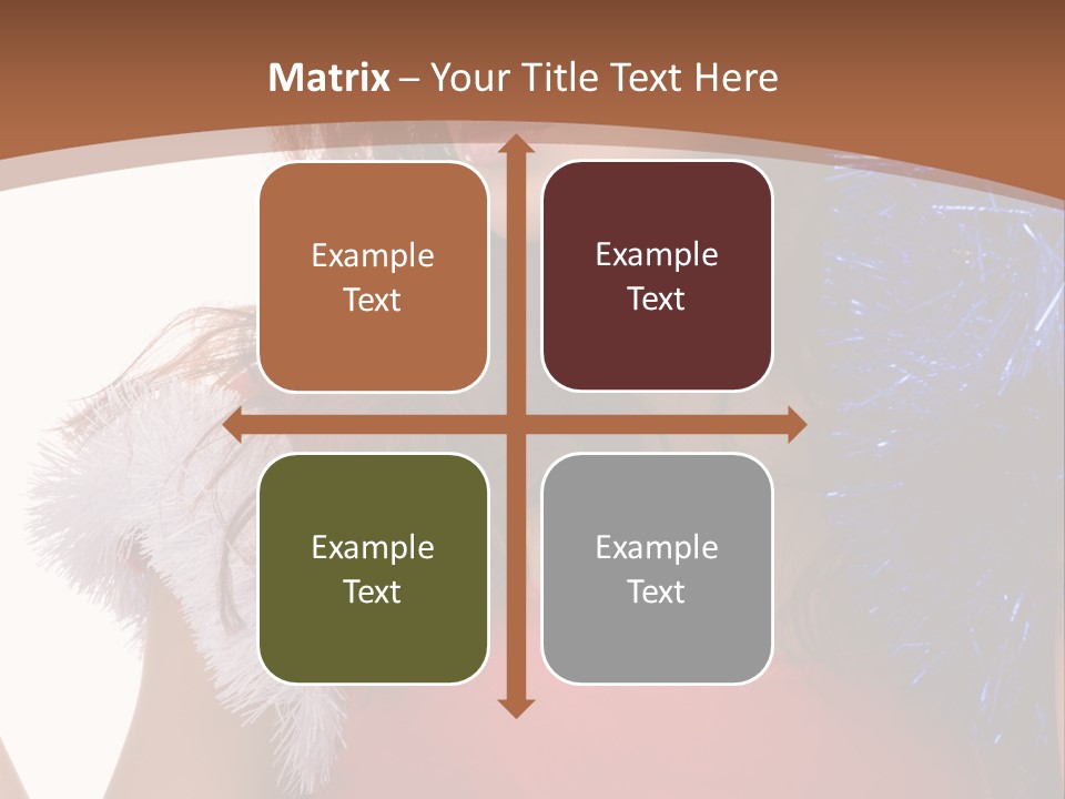 Caucasian Attractive Young PowerPoint Template