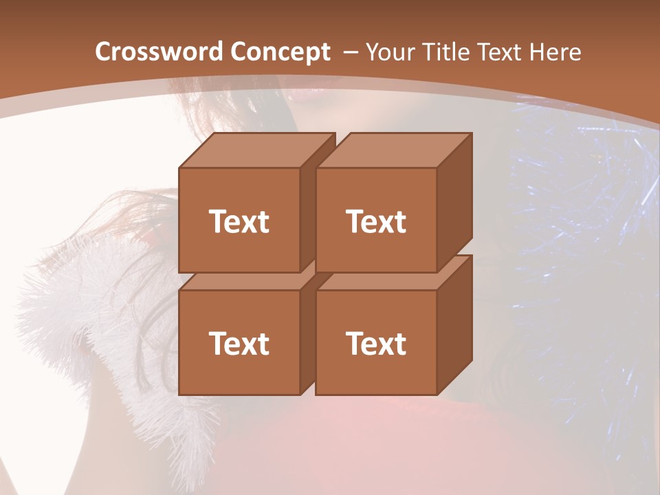 Caucasian Attractive Young PowerPoint Template