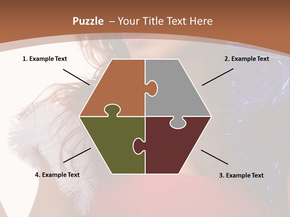 Caucasian Attractive Young PowerPoint Template