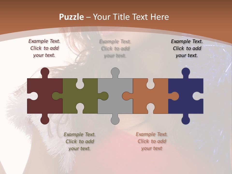 Caucasian Attractive Young PowerPoint Template