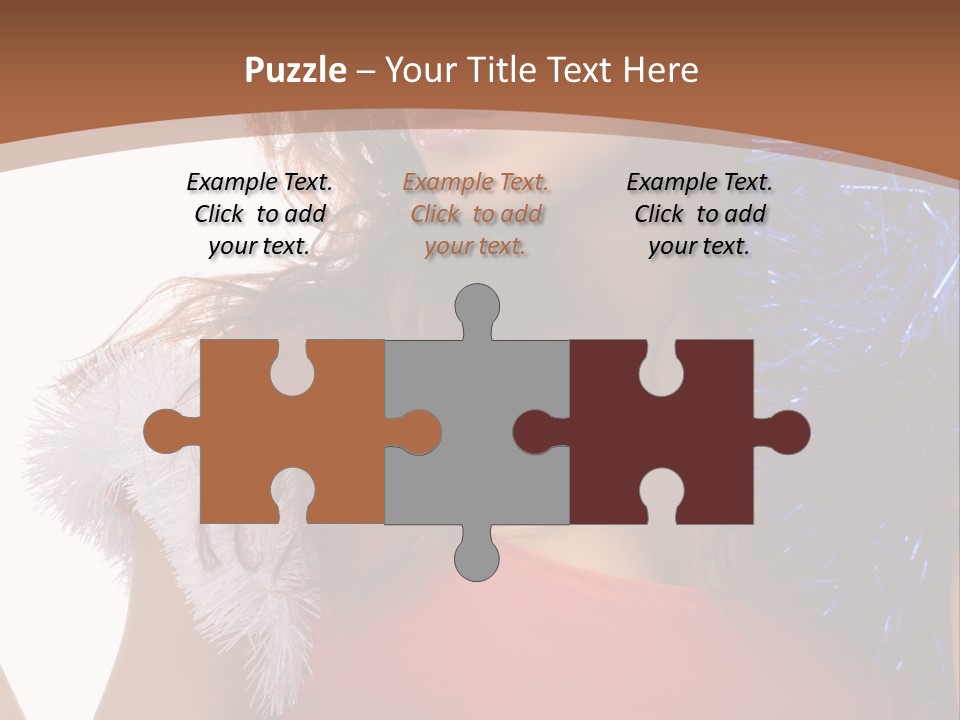 Caucasian Attractive Young PowerPoint Template