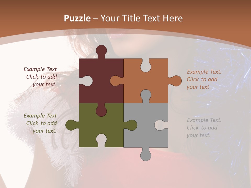 Caucasian Attractive Young PowerPoint Template