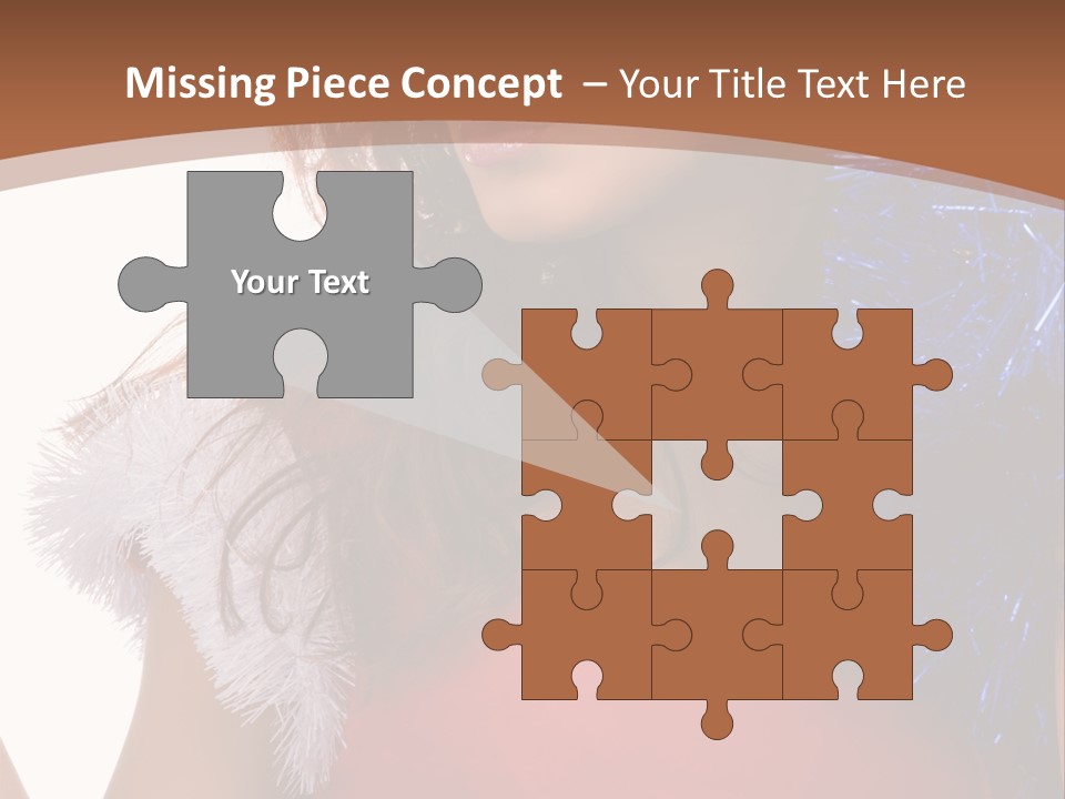 Caucasian Attractive Young PowerPoint Template