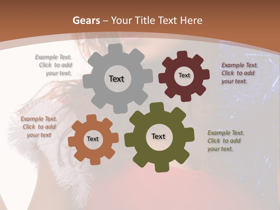 Caucasian Attractive Young PowerPoint Template