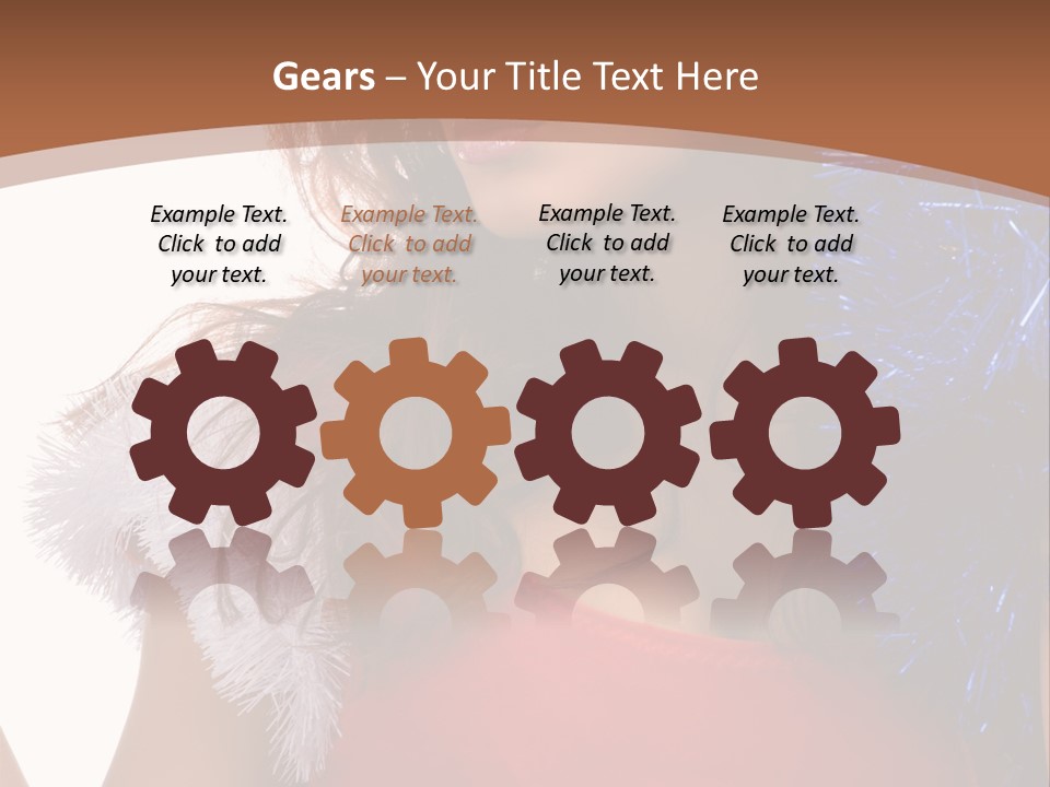 Caucasian Attractive Young PowerPoint Template