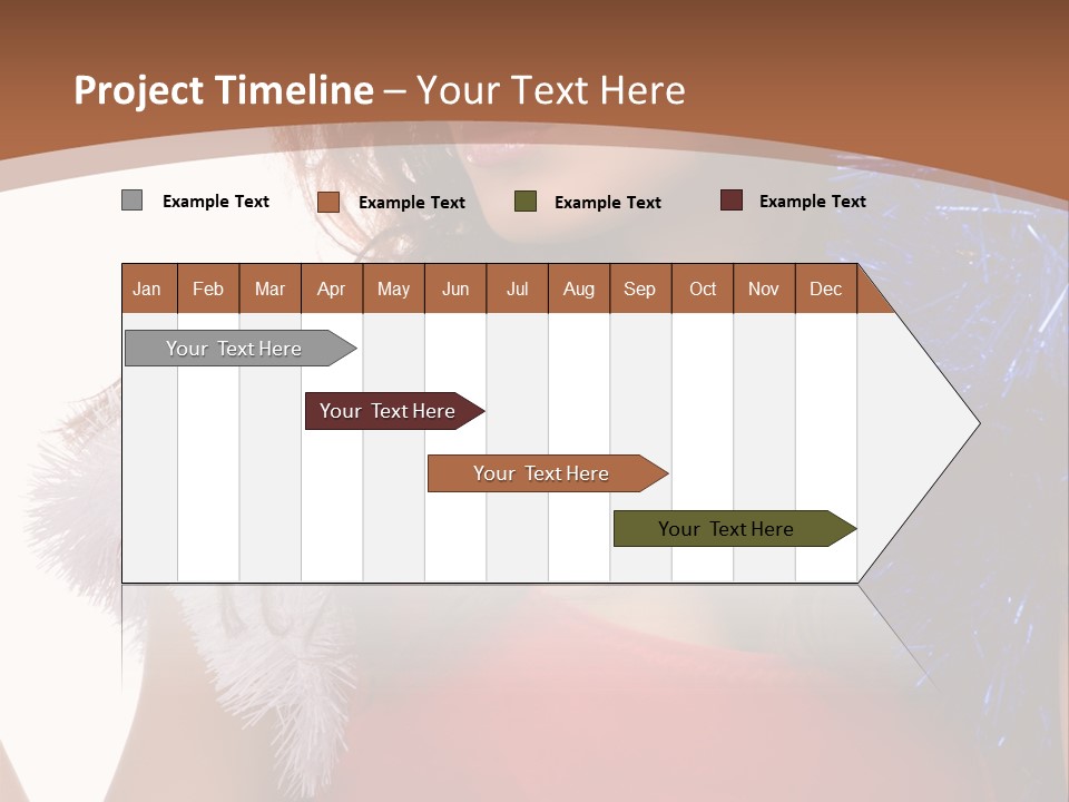 Caucasian Attractive Young PowerPoint Template