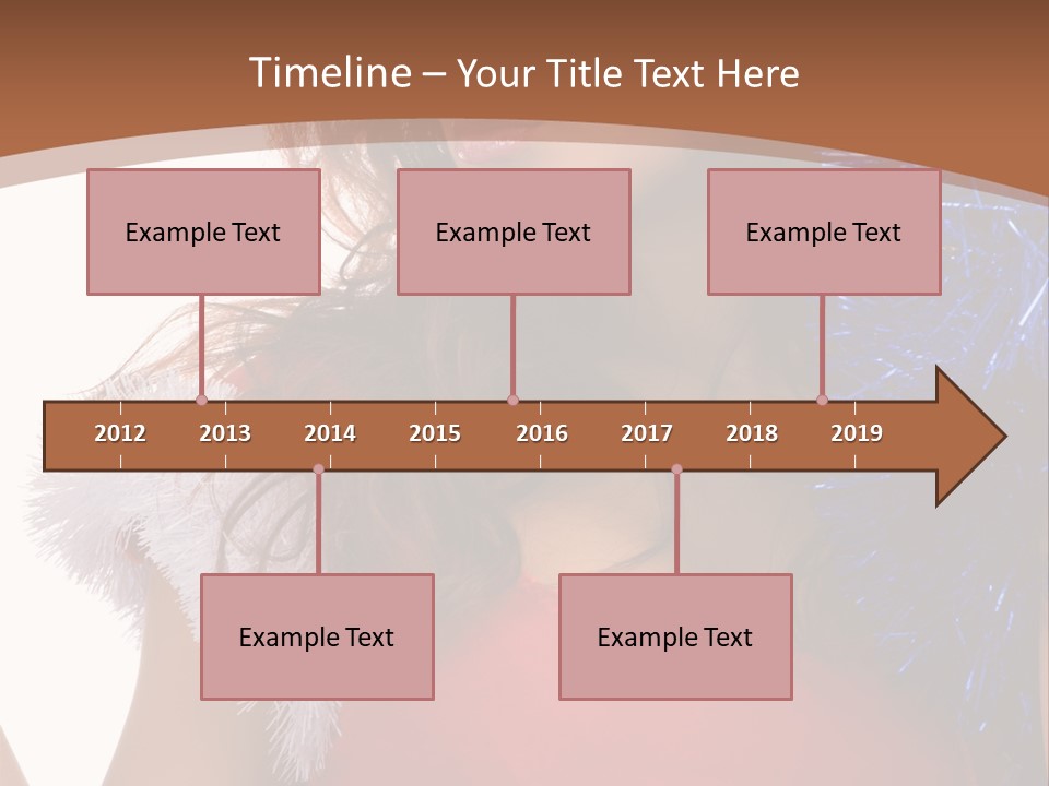 Caucasian Attractive Young PowerPoint Template