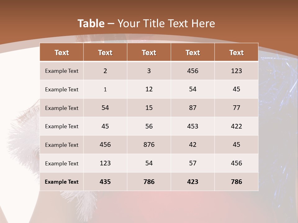 Caucasian Attractive Young PowerPoint Template