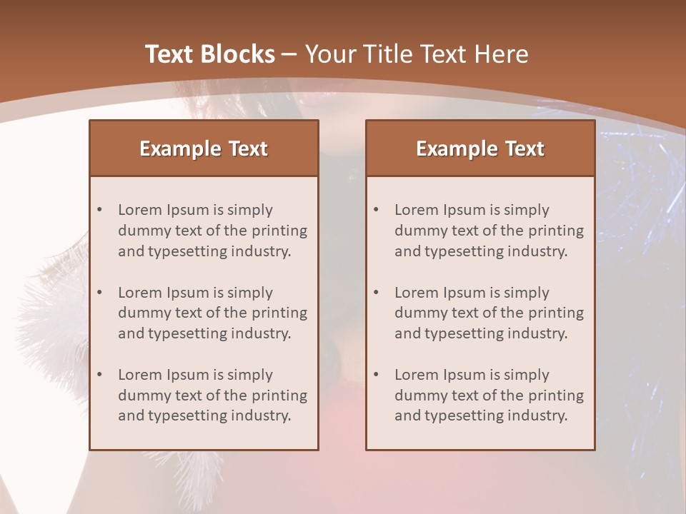 Caucasian Attractive Young PowerPoint Template