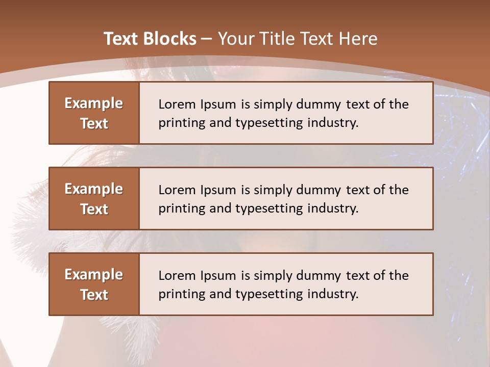 Caucasian Attractive Young PowerPoint Template