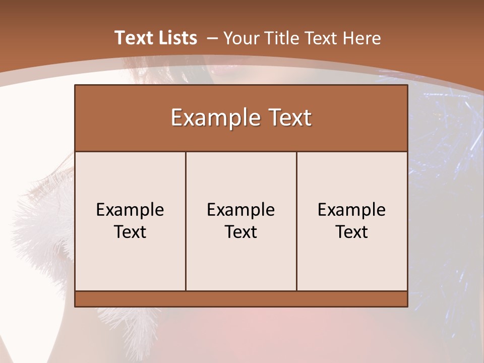 Caucasian Attractive Young PowerPoint Template
