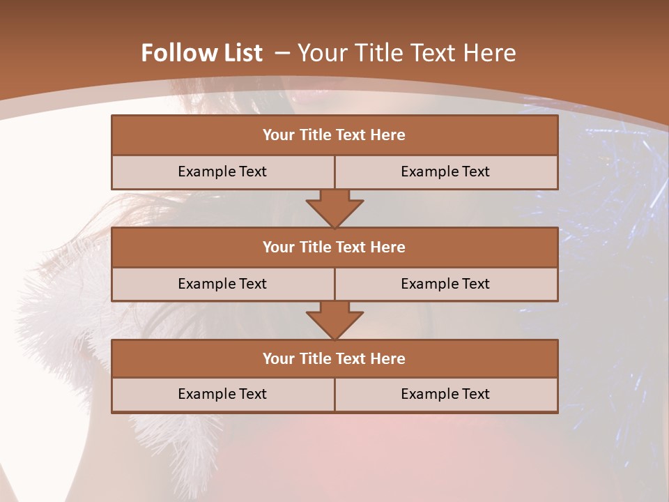 Caucasian Attractive Young PowerPoint Template