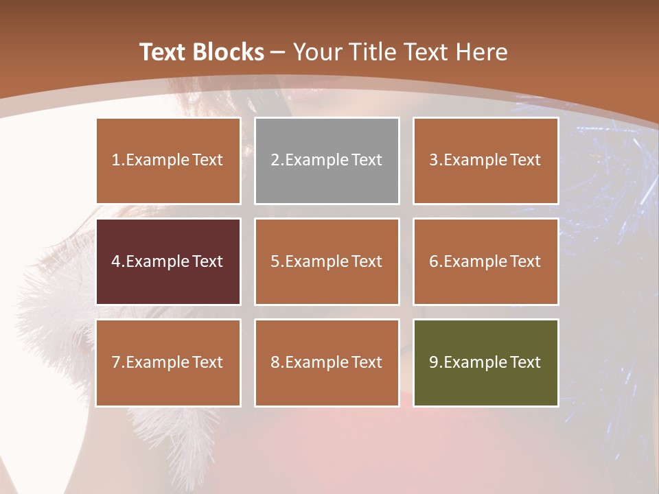 Caucasian Attractive Young PowerPoint Template