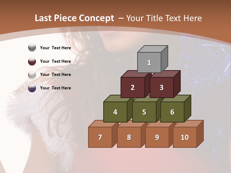 Caucasian Attractive Young PowerPoint Template