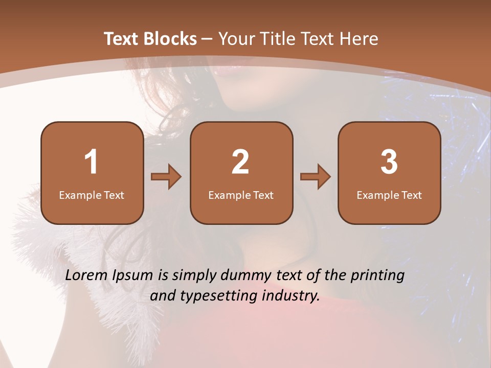 Caucasian Attractive Young PowerPoint Template
